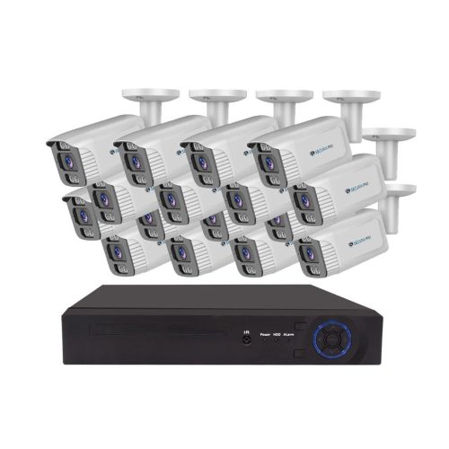   Securia Pro kamerarendszer NVR16CHV4S-W smart, fehér Felvétel: merevlemez nélkül