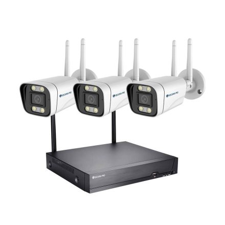 Securia Pro WIFI kamerarendszer WIFI3CHV5S-W Felvétel: merevlemez nélkül