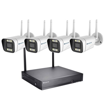 Securia Pro WIFI kamerarendszer WIFI4CHV5S-W Felvétel: merevlemez nélkül