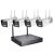 Securia Pro WIFI kamerarendszer WIFI4CHV5S-W Felvétel: merevlemez nélkül