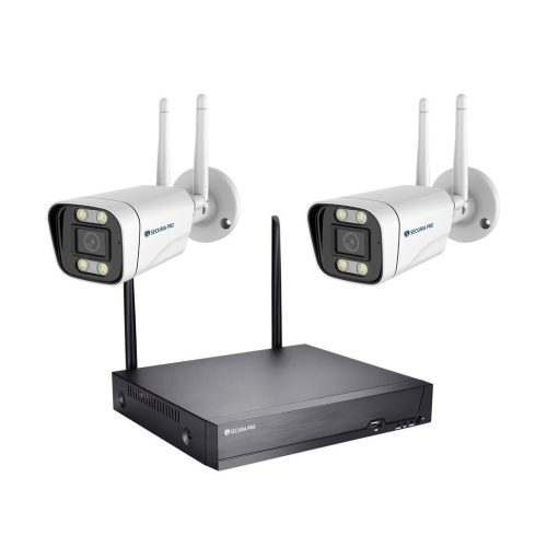   Securia Pro WIFI kamerarendszer WIFI2CHV5S-W Felvétel: merevlemez nélkül