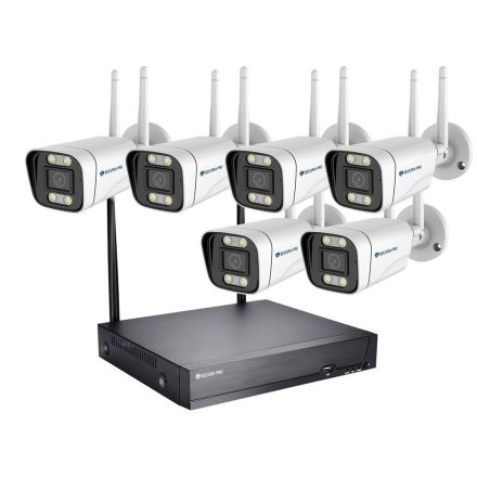 Securia Pro WIFI kamerarendszer WIFI6CHV5S-W Felvétel: merevlemez nélkül