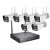 Securia Pro WIFI kamerarendszer WIFI6CHV5S-W Felvétel: merevlemez nélkül