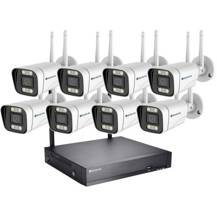 Securia Pro WIFI kamerarendszer WIFI8CHV5S-W Felvétel: 2 TB merevlemez