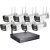 Securia Pro WIFI kamerarendszer WIFI8CHV5S-W Felvétel: 2 TB merevlemez