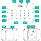 Uprox vezeték nélküli érintésvezérelt kezelő