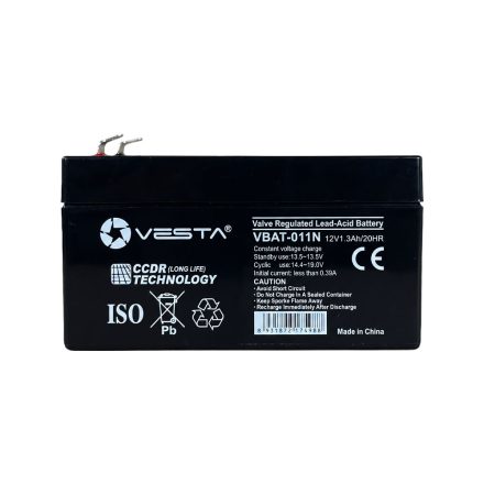 Vesta 12V 1,3Ah akkumulátor 